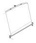 Image of Right rear door sun blind. DUNKELGRAU image for your BMW 330d  