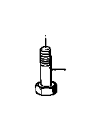 View Hex bolt with washer Full-Sized Product Image