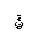 View Hex bolt with washer Full-Sized Product Image