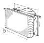 View RADIATOR WITH TRANSMISSION OIL COOLER Full-Sized Product Image 1 of 2