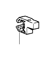 View BRACKET OIL PIPE Full-Sized Product Image 1 of 2