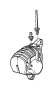 View Brake caliper without pad Full-Sized Product Image