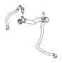 Image of Coolant hose image for your 2009 BMW 135i   