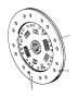 Image of CLUTCH DISK ASBESTOS-FREE. D=228MM image for your BMW