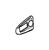 View Handle bracket base, left Full-Sized Product Image 1 of 1