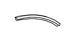 Image of Rail f gasket rear right image for your 2009 BMW M6   