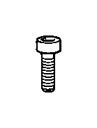 Image of Torx screw, micro-encapsulated. M8X25 image for your 2003 BMW 745i   