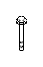 View Hex bolt with washer Full-Sized Product Image