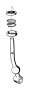 Image of Shift lever-lower part image for your BMW 320i  