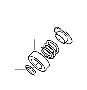 Image of Compression spring image for your 1995 BMW