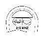 Image of Universal key with remote control. 315MHZ image for your 2005 BMW 330Ci   
