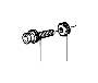 32721232516 KNURLED HEAD NUT