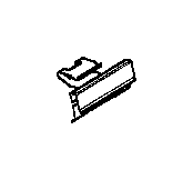 View INNER LEFT WINDOW CHANNEL COVER Full-Sized Product Image 1 of 1