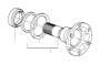 Image of Drive flange output. LK=80MM/M8 image for your BMW