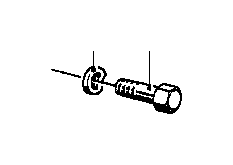 View Hex bolt with washer Full-Sized Product Image