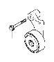 Image of Adjusting pulley with lever image for your BMW