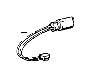 Image of Brake pad wear sensor image for your 1988 BMW 320i  Sedan 