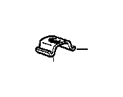 View Retaining spring f brake hose Full-Sized Product Image