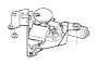 Image of REAR WINDOW WIPER MOTOR image for your 2010 BMW 750iX   