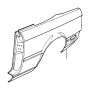 Image of RIGHT REAR SIDE PANEL image for your 1983 BMW 528e   