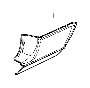 Image of Section of rear right fender image for your BMW 2000ti  