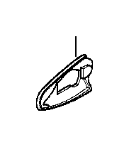View Handle bracket base, left Full-Sized Product Image 1 of 2