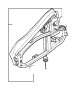Image of Carrier, outside door handle,front right image for your BMW