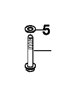View Hex bolt with washer Full-Sized Product Image