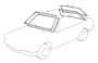 Image of Decorative frame left image for your 1989 BMW M635CSi   
