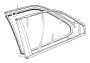 Image of WINDOW SEALING image for your 1983 BMW 318i   
