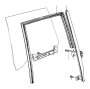 Image of Guide rail rear right image for your BMW M535i  