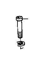 Image of Fillister-head screw. M12X100 image for your 2016 BMW X6 M  