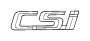 Image of EMBLEM ADHERED REAR. -CSI- image for your 2010 BMW 128i   