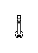Image of Hex bolt with washer image for your BMW
