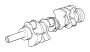 Image of Crankshaft without bearing shells image for your 2012 BMW M6   