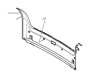 Image of TAIL TRIM PANEL. SCHWARZ image for your 2002 BMW 530i   