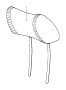 Image of Head rest cloth. 0176 PACIFIC image for your 1980 BMW 635CSi   