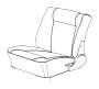 Image of Vinyl lining smooth. SCHWARZ/1300MM image for your 1972 BMW 2002   