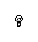 View Hexagon screw with flange Full-Sized Product Image