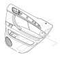 View Door trim panel, rear, left Full-Sized Product Image 1 of 1