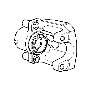 View Caliper housing left Full-Sized Product Image 1 of 2