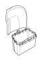 Image of Cover f right loudspeaker. HELLBEIGE image for your 2000 BMW 330i   