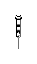 View Hex bolt with washer Full-Sized Product Image