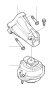 View Engine mount, left Full-Sized Product Image 1 of 1