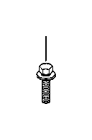 Image of Torx-bolt for plastic material. 4X14 ZNT image for your 1995 BMW