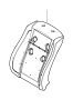 Image of Backrest upholstery image for your 2003 BMW 745i   