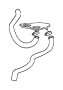Image of WATER HOSE image for your 2005 BMW 750i   
