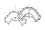 Image of Gasket Asbestos Free image for your 2002 BMW X5  3.0i 