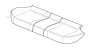 Image of Seat cover leather. N6TT GRAU image for your 2002 BMW 530d   