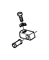 View Bracket exhaust, rear left Full-Sized Product Image 1 of 2